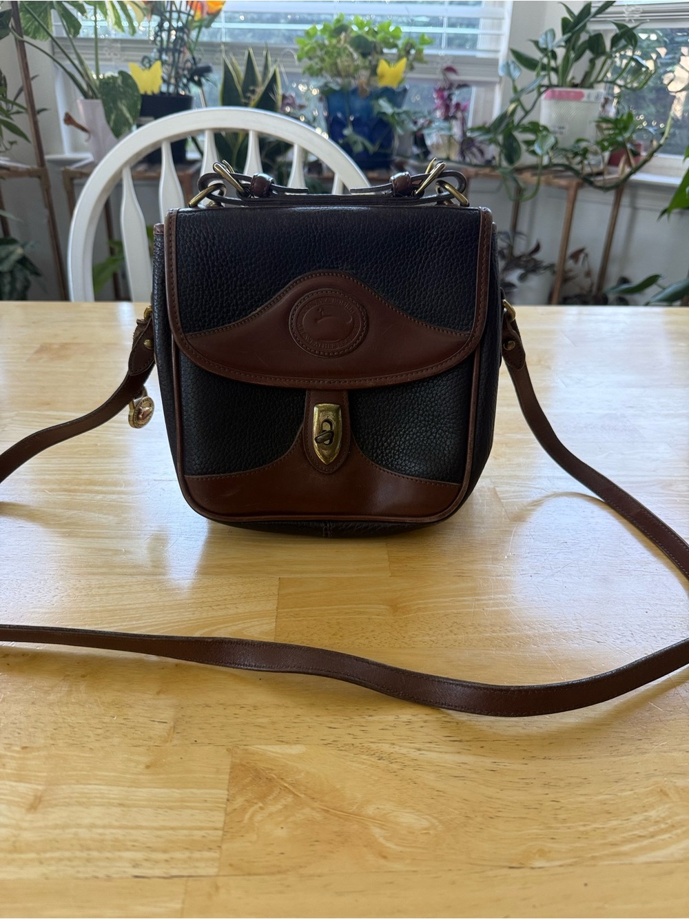 Dooney & Bourke All-Weather Leather Square Carrier Bag (Model B703)